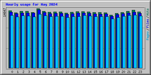 Hourly usage for May 2024